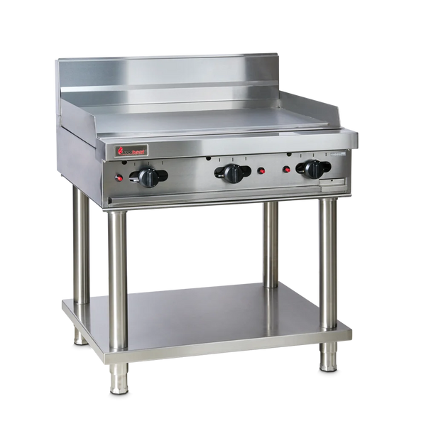 Trueheat RCT9-9G-LP-STD9-KIT | 900mm Top With Full Griddle Plate LP | Bundle | With Stand and Regulator LP