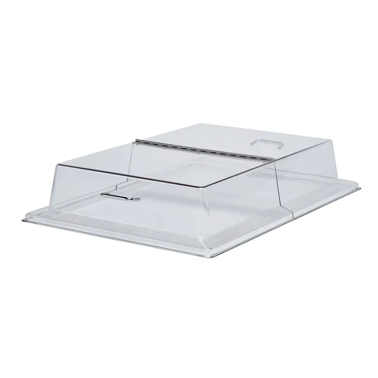Cambro RD1826CWH135 I Camwear Rectangular Cover with Hinge I 18" x 26" I Clear