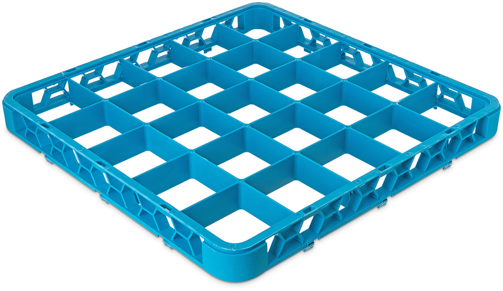 Carlisle RE2514 | OptiClean™ 25-Compartment Divided Rack Extender | Blue | Case of 6