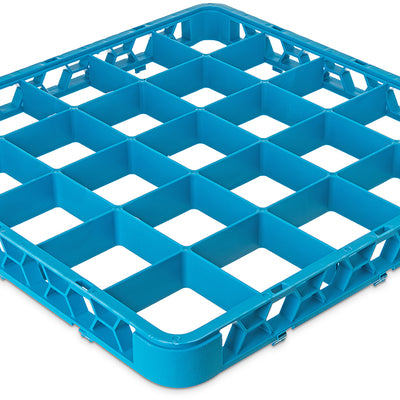 Carlisle RE2514 | OptiClean™ 25-Compartment Divided Rack Extender | Blue | Case of 6