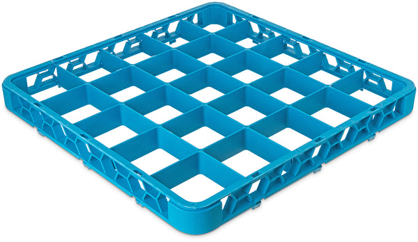 Carlisle RE2514 | OptiClean™ 25-Compartment Divided Rack Extender | Blue | Case of 6