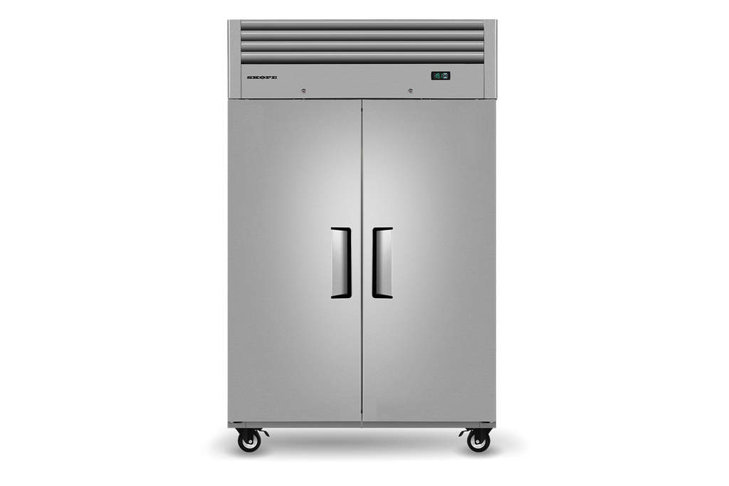 SKOPE RF8.UPF.2.SD ReFlex GN 2/1 Upright Freezer | 2 Solid Doors with 5 Shelves per Door
