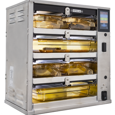 Duke RFHU-24-DL082GM | Hot Holding Cabinet | 2 High 4 Wide | 65mm Deep | 8 Pans