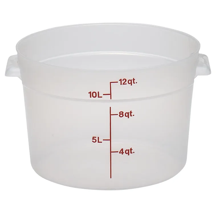 Cambro RFS12PP I Translucent Round Storage Container 11.4L I Case of 6