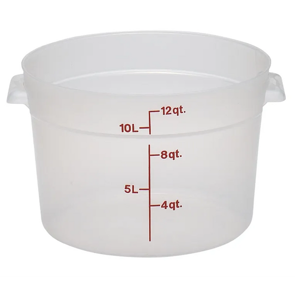 Cambro RFS12PP I Translucent Round Storage Container 11.4L I Case of 6