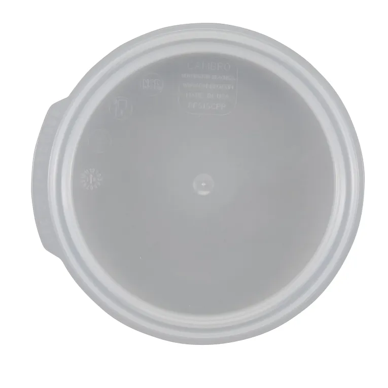 Cambro RFS1SCPP I Camwear Lids suits 0.9L Translucent I Case of 12