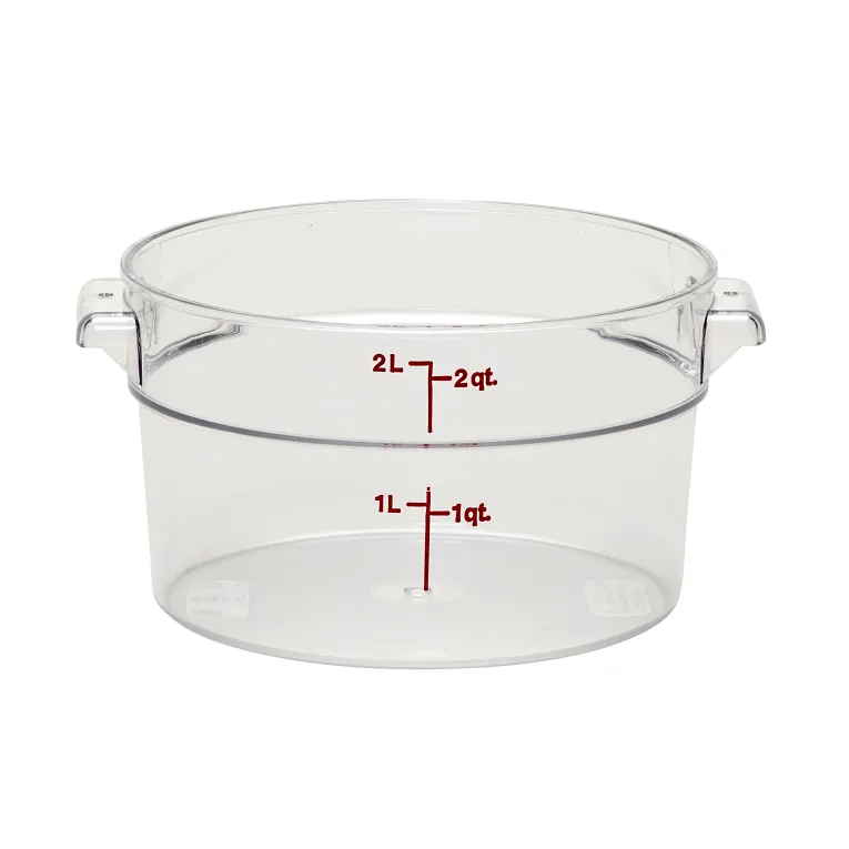 Cambro RFSCW2 I Camwear Round Storage Container 1.9L I Case of 12