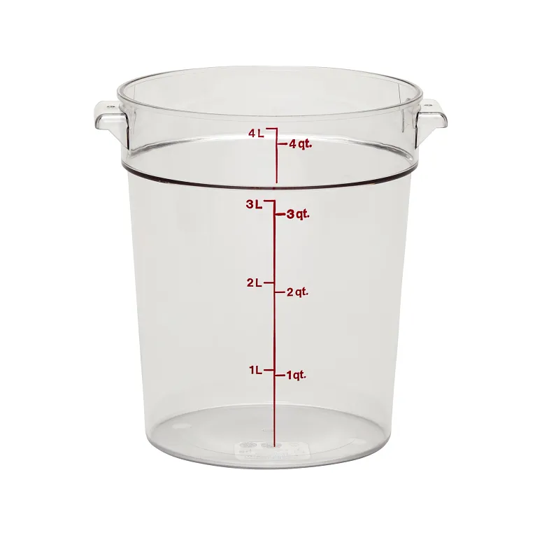 Cambro RFSCW4 I Camwear Round Storage Container 3.8L I Case of 12