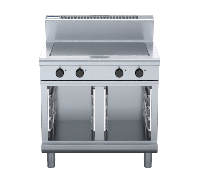 Waldorf RNL8104E-CB | 900mm Electric Solid Top Low Back Version | Cabinet Base