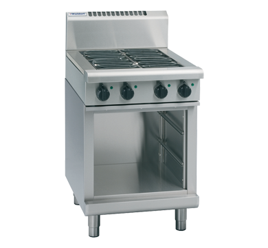 Waldorf RN8403E-CB I 800m Series I Electric Cooktop I Cabinet Base I Stainless Steel I Cooktop