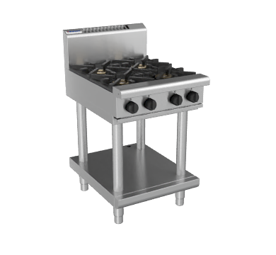 Waldorf RN8400G-LS I 800m Series I Gas Cooktop I Leg Stand I Stainless Steel I Cooktop