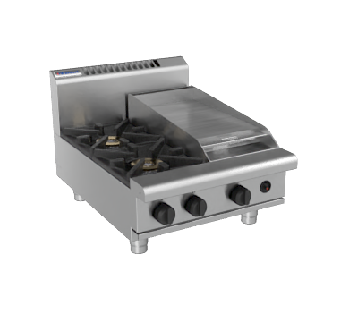 Waldorf RN8403G-B I 800m Series I Gas Cooktop I Bench Model I Stainless Steel I Cooktop