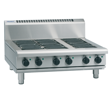 Waldorf RNL8600E-B Electric Cooktop Low Back Version Bench Model