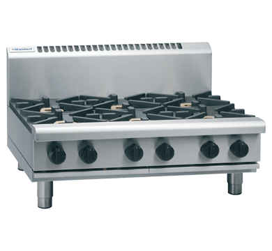 Waldorf RNL8603G-B Gas Cooktop Low Back Version Bench Model