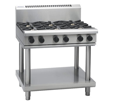 Waldorf RNL8609G-LS Gas Cooktop Low Back Version Leg Stand