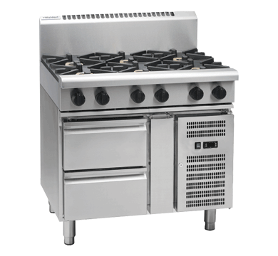 Waldorf RN8609G-RB I 800m Series I Gas Cooktop I Refrigerated Base I Cooktop I Gas Stove Top I 900mm