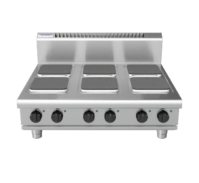 Waldorf RN8600SE-B - 900mm Electric Cooktop Sealed Hobs
