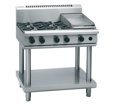 Waldorf RNL8603G-LS Gas Cooktop Low Back Version Leg Stand