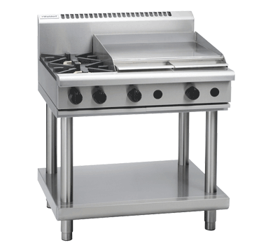 Waldorf RNL8606G-LS Gas Cooktop Low Back Version Leg Stand