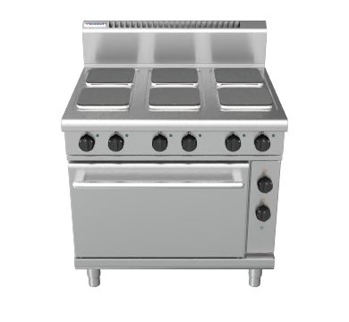 Waldorf RN8610SE- 900mm Electric Sealed Hobs Range Static Oven
