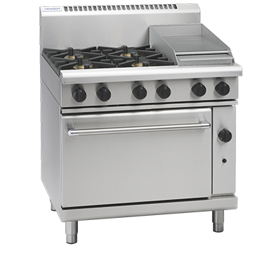 Waldorf RN8613G I 800m Series I Gas Range I Gas Oven I Static Oven I Six Burner Gas Stove I Cooktop Range I 900mm