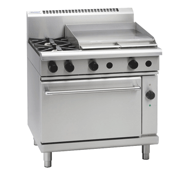 Waldorf RNL8616GEC Gas Range Electric Convection Oven Low Back Version