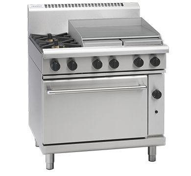 Waldorf RN8616G I 800m Series I Gas Range I Gas Oven I Static Oven I Two Burner Gas Stove Top I Cooktop Range I 900mm