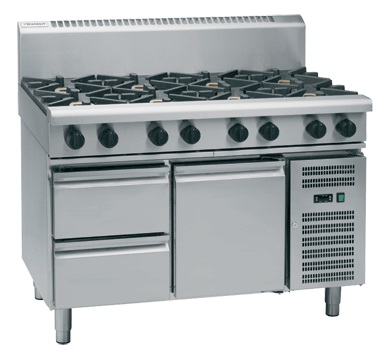 Waldorf RN8800G-RB I 800m Series I Gas Cooktop I Refrigerated Base I Cooktop I Gas Stove Top I1200mm