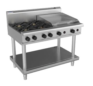 Waldorf RN8806G-LS I 800m Series I Gas Cooktop I Leg Stand I Cooktop I Gas Stove Top I1200mm