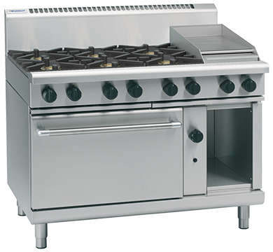 Waldorf RN8813G I 800m Series I Gas Range I Gas Oven I Static Oven I Cooktop Range I1200mm