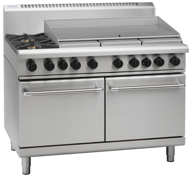 Waldorf RN8829G I 800 Series I Gas Range I 2 Burner Gas Stove I Oven I Static Oven I1200mm