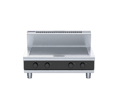 Waldorf RNB8104E-B | 900mm Electric Solid Top | Bench Model | Black