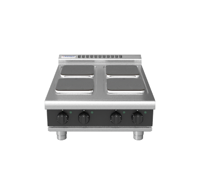 Waldorf RNLB8400SE-B - 600mm Electric Cooktop Sealed Hobs