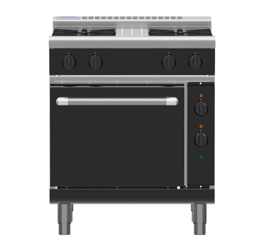 Waldorf RNLB8513GE Gas Range Electric Static Oven Low Back Version