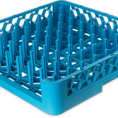 Carlisle ROP14 | OptiClean™ Open Side All-Purpose Peg Dish Rack | Blue | Case of 6
