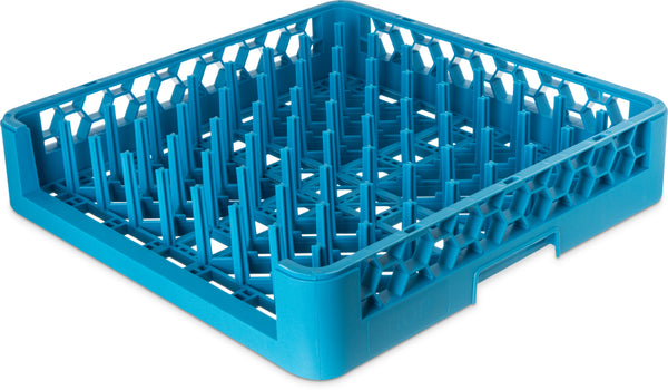 Carlisle ROP14 | OptiClean™ Open Side All-Purpose Peg Dish Rack | Blue | Case of 6