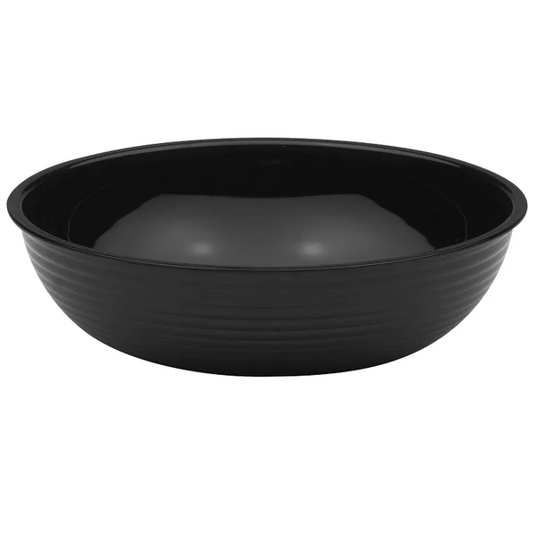 Cambro RSB10CW110 I Round Ribbed Bowls I 3.0 L (3.2 qt) I Black I Case of 12