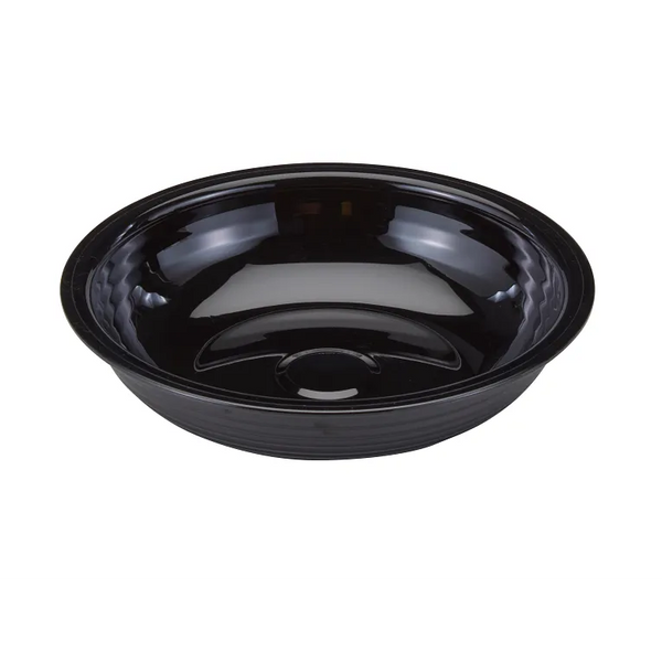 Cambro RSB6CW110 I Round Ribbed Bowls I 564 mL (18.8 oz) I Black I Case of 12