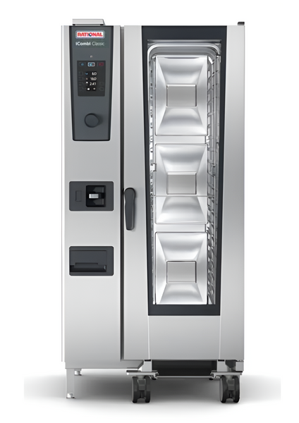 Rational ICC201G-NG | iCombi Classic | Natural Gas | Commercial Combi Oven | 20 Tray | Combi Oven