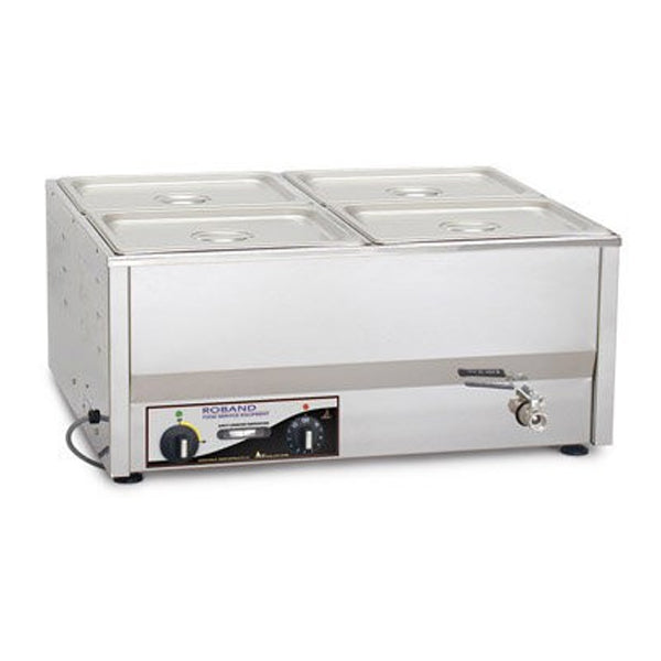Roband BM4C | Stainless Steel Bain Marie | Counter Top | Bain Marie | Hot Bain Marie