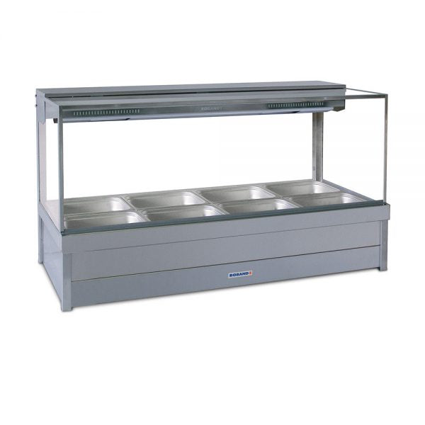 Roband S23RD I Roband Hot Bain Marie I Square Glass I Hot Bain Marie I Display Bain Marie I Hot Food Bain Marie