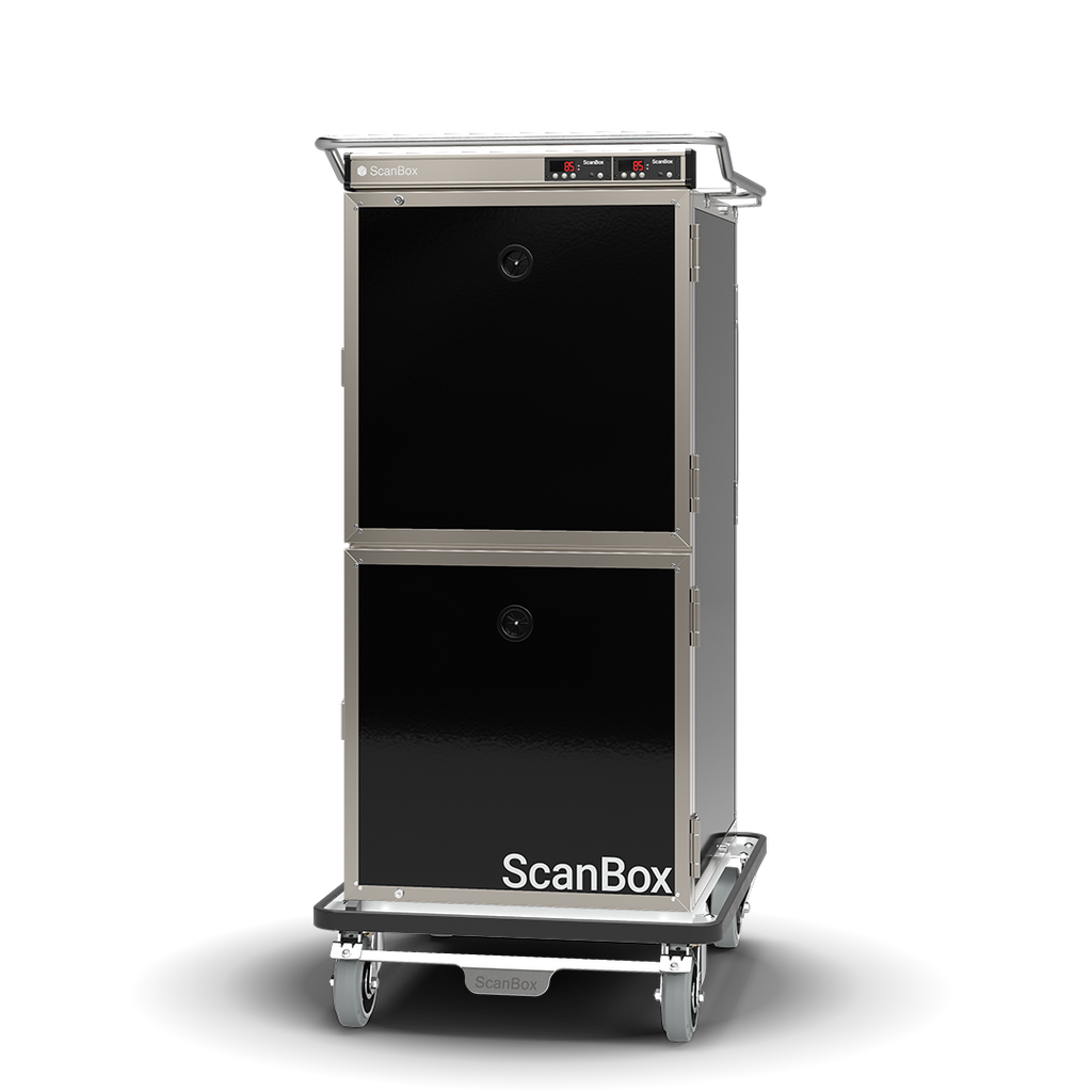 Skanos BLCFF66 ScanBox Banquet Line Combo HF06 + HF06 Heated Food Transport Cart | 6 + 6 GN 2/1 | 1660W