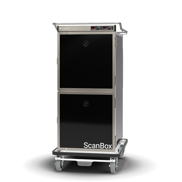 Skanos BLCFF66 ScanBox Banquet Line Combo HF06 + HF06 Heated Food Transport Cart | 6 + 6 GN 2/1 | 1660W