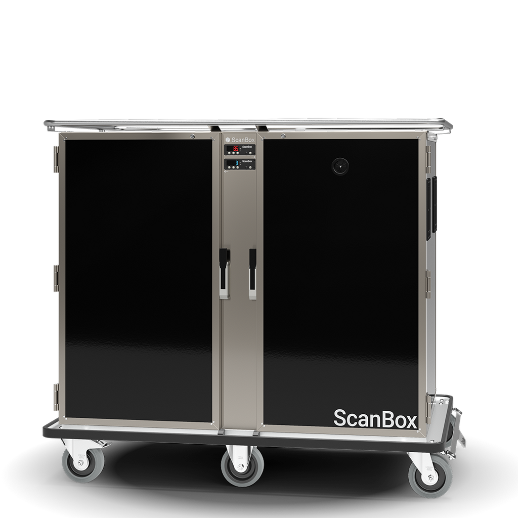 Skanos BLDCF12 ScanBox Banquet Line Duo CC12 + HF12 Hot & Cold Food Transport Cart | 24 x GN 2/1 | 1980W