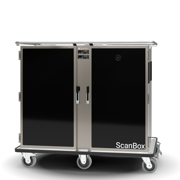 Skanos BLDCF12 ScanBox Banquet Line Duo CC12 + HF12 Hot & Cold Food Transport Cart | 24 x GN 2/1 | 1980W
