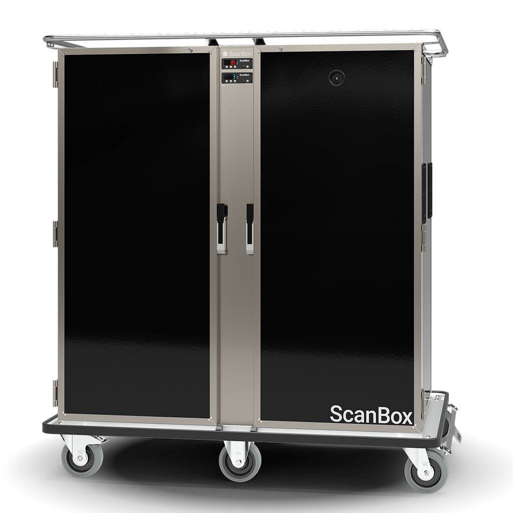Skanos BLDCF16 ScanBox Banquet Line Duo CC16 + HF16 Hot & Cold Food Transport Cart | 32 x GN 2/1 | 1980W
