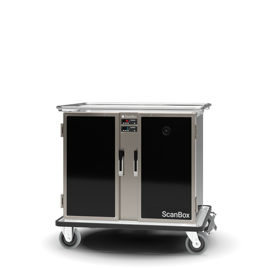 Skanos ELDCF08 ScanBox Ergo Line Duo Hot & Cold Food Transport Cart | 8 + 8 GN 1/1 | 830W