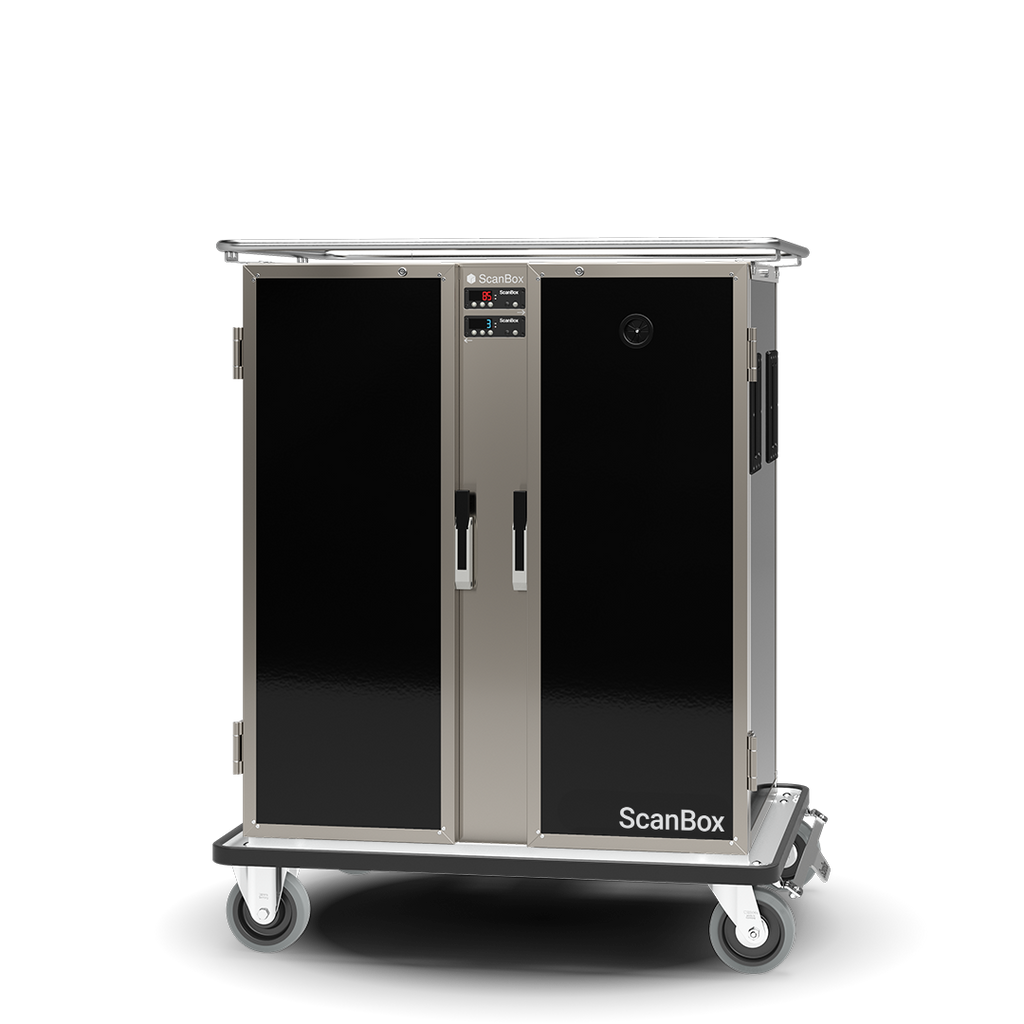 Skanos ELDCF12 ScanBox Ergo Line Duo Hot & Cold Food Transport Cart | 12 + 12 GN 1/1 | 1135W