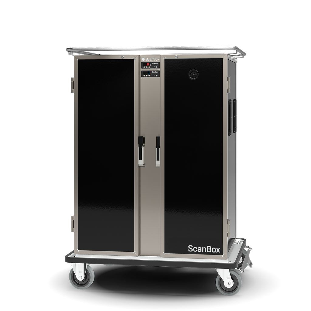 Skanos ELDCF14 ScanBox Ergo Line Duo Hot & Cold Food Transport Cart | 14 + 14 GN 1/1 | 1135W