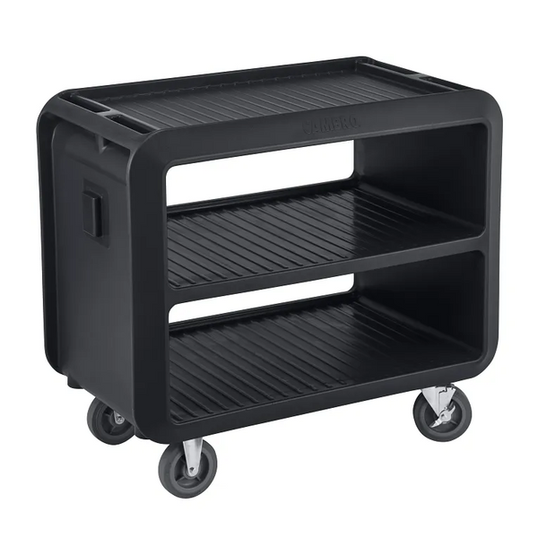 Cambro SC337110 I Service Cart Pro I Large Open Sided Carts I Black